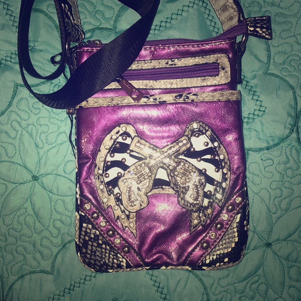 Purple purse